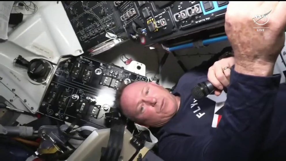 NASA Astronauts Butch Wilmore and Suni Williams gave a tour of the Boeing Starliner spacecraft two days after docking at the International Space Station. 